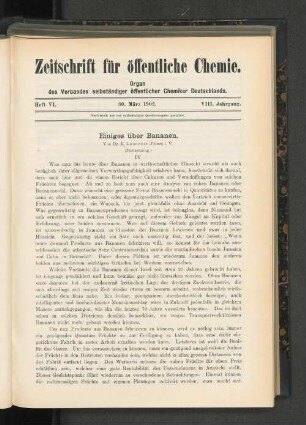 Heft VI. 30. März 1902.