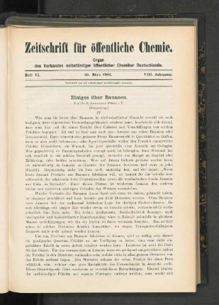 Heft VI. 30. März 1902.