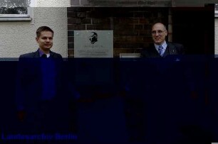 Enthüllung der Gedenktafel für Martin Luther King