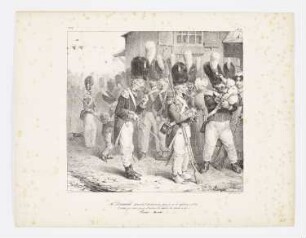 Mr. Durand....Blatt 5 der Folge "Album pour 1827"