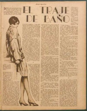 El traje de baño
