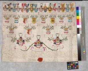 Proband: Westphalen, Wilhelmina Theodora von; Vater: Westphalen, Caspar Heinrich von; Mutter: Westphalen, Theodora Philippina von: Neuenheerse, Stift