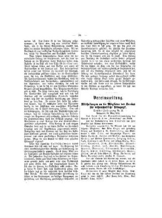 Vereinszeitung