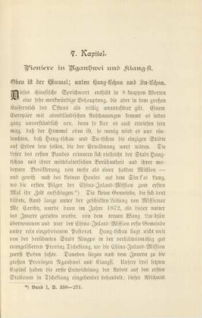 7. Kapitel. Pioniere in Nganhwei und Kiang-si