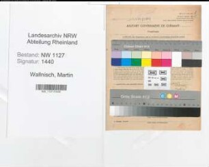 Entnazifizierung Martin Wallnisch , geb. 11.11.1908 (Polizist)