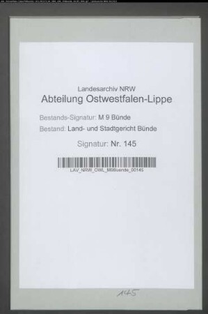 Erblasser: Höpker, Catharine Ilsabein: