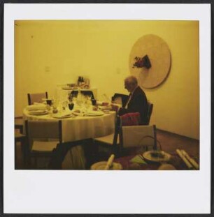 Wolfram Siebeck in einem Restaurant