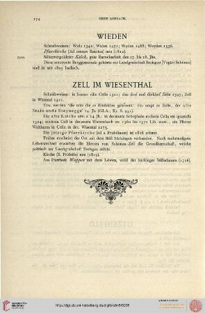 ⟦Zell im Wiesental⟧