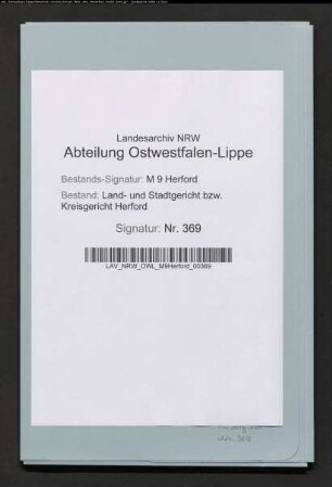 Erblasser: Leive, Johann Ludwig Christoph: