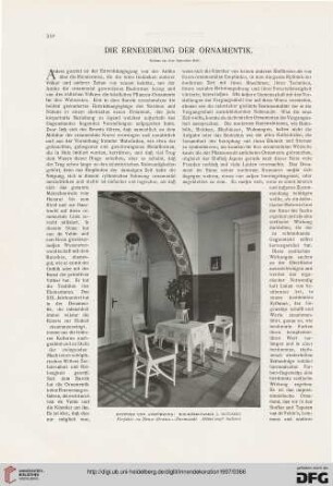 Die Erneuerung der Ornamentik,[2]