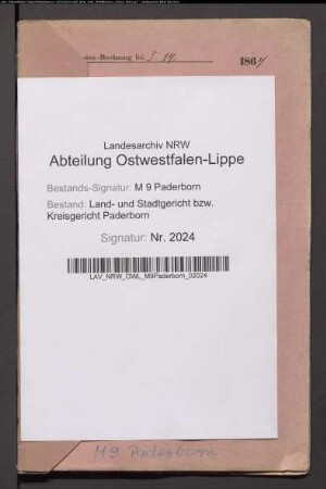 Erblasser: Lütkemeyer, Joseph: