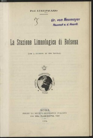 La stazione limnologica di Bolsena