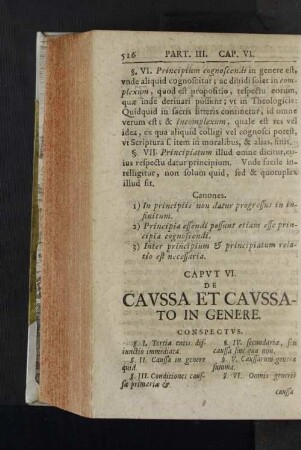 Capvt VI. [- XII.]