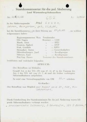 Laube, Paul