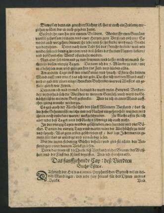 Das funffzehende Cap: deß Vierdten Buchs Eßdrae.