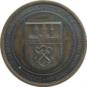 Johanngeorgenstadt - 250-jähriges Stadtjubiläum