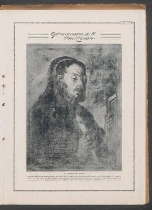 Galería de cuadros del Dr. José Ma. Solano : "El fraile del cirio" - [Pintura]