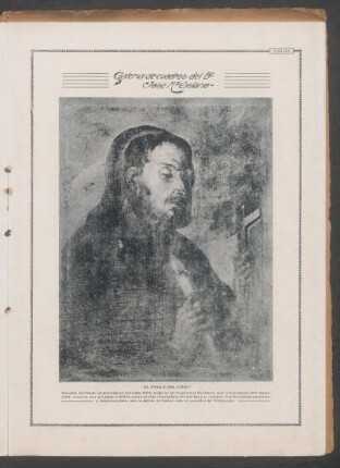 Galería de cuadros del Dr. José Ma. Solano : "El fraile del cirio" - [Pintura]