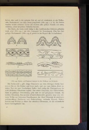 Abb. 249. Linien- und Rankenornamente ind en Gräbern von Kokuryo.