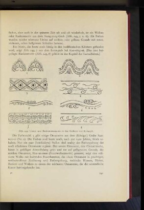 Abb. 249. Linien- und Rankenornamente ind en Gräbern von Kokuryo.