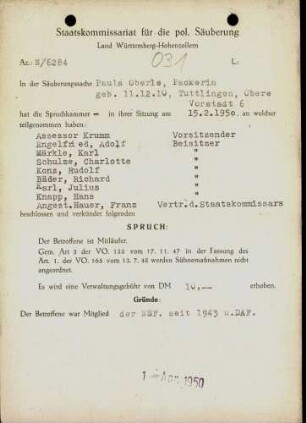 Oberle, Paula