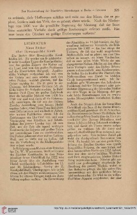Literatur / [Notizen] / Kunstmarkt