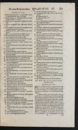 De Rerum Ecclesiasticarum alienatione. Quaestio III.