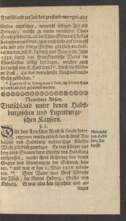 Neundter Absatz