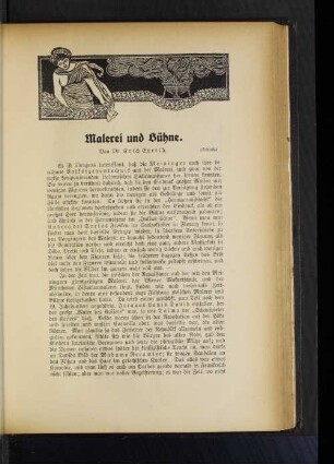 Malerei und Bühne
