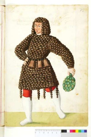 Schembartläufer, Kestenmann (Kostüm aus Kastanien)