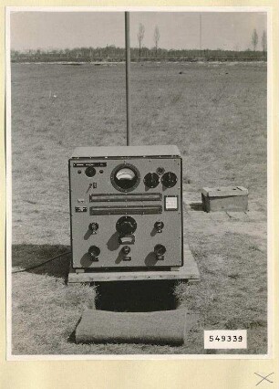 Normalfeld-Generator Typ HF 2849, im Einsatz, Foto 1954