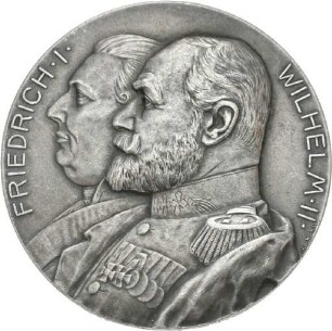 Medaille zum 100-jährigen Bestehen des Königreichs Württemberg 1906
