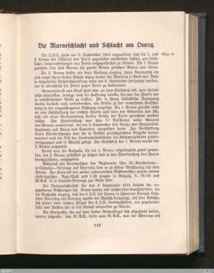 Die Marneschlacht und Schlacht am Ourcq