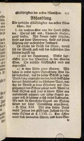 255-264, Die irrdische Gluekseligkeit der ersten ...