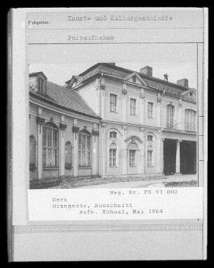 Gera, Orangerie