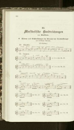 Musikalische Handreichungen : 1. Stimm- und Gehörübungen im Bereich des Durdreiklangs ; (in beliebiger Tonart) ; (Fortsetzung)