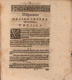 Theses de fide instrumentorum