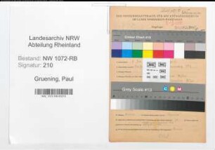 Entnazifizierung Paul Gruening , geb. 09.12.1908 (Buchhalter)