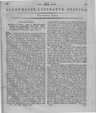 Sestini, D.: Sopra Le Medaglie Antiche Relative Alla Confederazione Degli Achei. Mailand: Stella 1817
