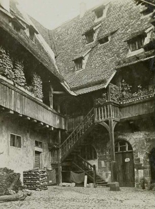 Bamberg. Alte Hofhaltung : Bamberg. Alte Hofhaltung. Hofanlage, Westflügel Hofgebäude I