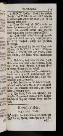 525-539, Abend-Lieder
