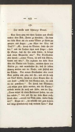 49. Die weiße und schwarze Braut.