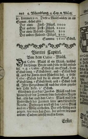 Viertes Capitel. Von dem Cubic-Määß.