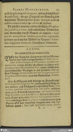 LXXVII. De canum fidelitate memorabilia