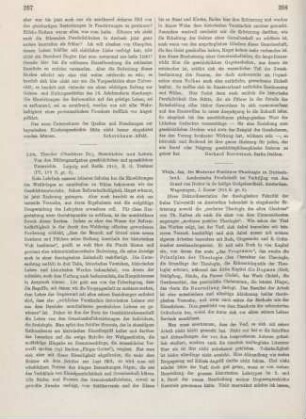 288-292 [Rezension] Thys, Jan, De moderne positieve Theologie in Duitschland