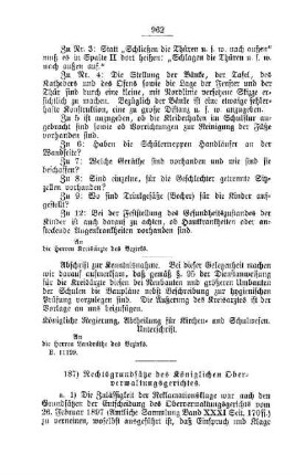 Rechtsgrundsätze des Königlichen Oberverwaltungsgerichtes : [G. Oeffentliches Volksschulwesen]