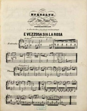 Mosaïques pour le piano : morceaux pour le piano