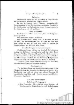 Aufnahme-Bedingungen: a) für Deutsche; b) für Ausländer
