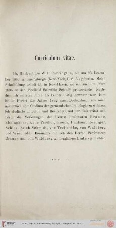 Curriculum vitae