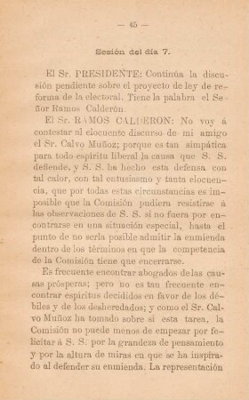 Sesión del día 7